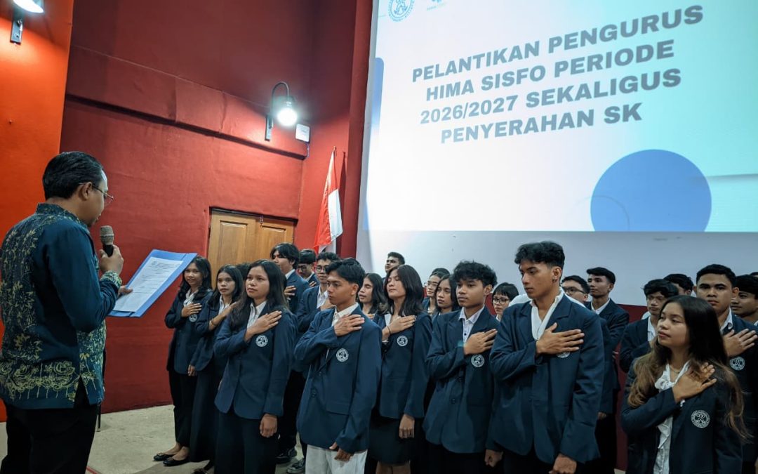 Estafet Kepemimpinan Dimulai: HIMA Sistem Informasi Periode 2026/2027 Resmi Dilantik